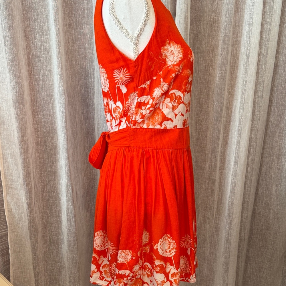 FARM Rio Red Floral Mini Dress - Picture 5 of 15